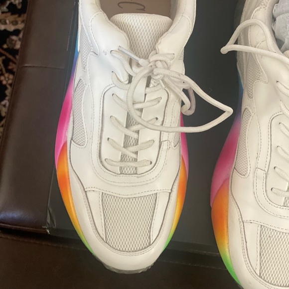 Bubble white rainbow low top sneakers - Picture 2 of 4
